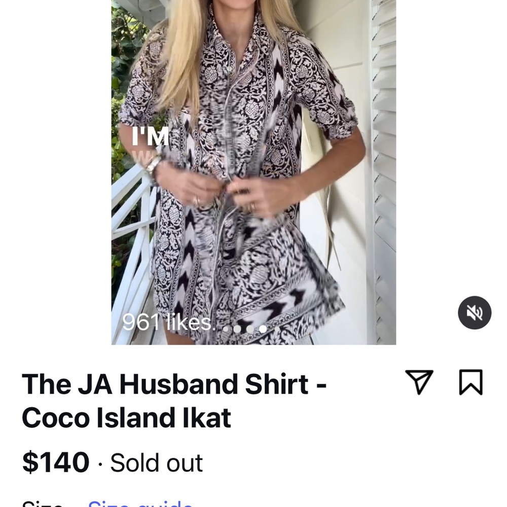 Julia Amory Husband shirt